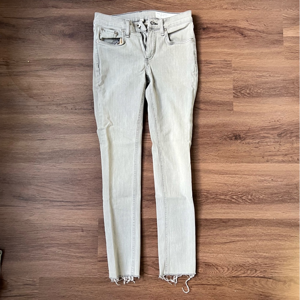 RAG & BONE Mid Rise Ankle Skinny Jeans (Size 25)